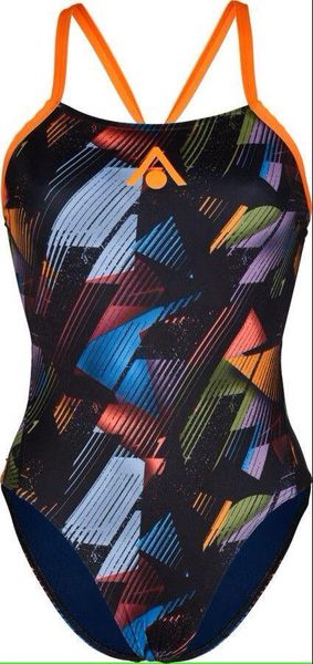 Strój do pływania Aqua Sphere Tie Back. Czarne kostiumy jednoczęściowe damskie Aquasphere, l, bez wzorów, z materiału, eleganckie, do pływania. Za 109.72 zł.
