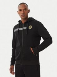 Beverly Hills Polo Club Bluza M6603T-HR Czarny Regular Fit. Czarne bluzy męskie Beverly Hills Polo Club, m, bez wzorów, z bawełny, bez kaptura. Za 271.99 zł.