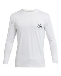 Koszulka surfingowa z długim rękawem UPF 50 dla Mężczyzn DNA SURF Biały. Białe bluzki z długim rękawem męskie Quiksilver, m, bez wzorów, z bawełny, bez kołnierzyka. Za 169.99 zł.