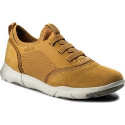 Półbuty GEOX - U Nebula S A U825AA 02211 C2003 Ochreyellow. Żółte półbuty na co dzień męskie Geox, z materiału. W wyprzedaży za 349.00 zł.