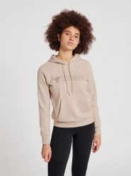 Damska bluza z kapturem Hummel Noni 2.0. Szare bluzy damskie Hummel, na jesień, s, bez wzorów, z bawełny, z kapturem. Za 212.45 zł.