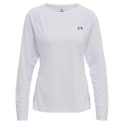 Damska koszulka z długim rękawem Newline core running. Białe t-shirty damskie Newline, m, bez wzorów, bez kołnierzyka. Za 163.50 zł.