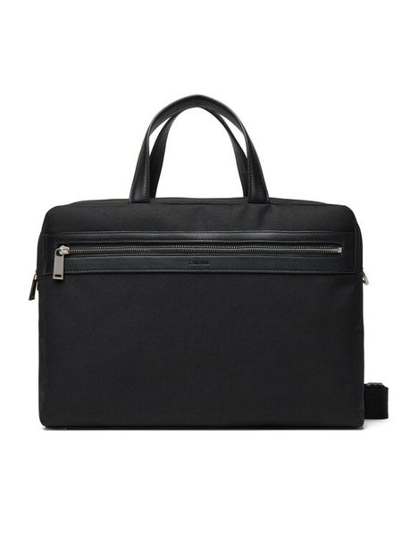 Calvin Klein Torba na laptopa Contrast Commuter Bag LV04D3032G Czarny. Czarne torby na laptopa męskie Calvin Klein, bez wzorów, ze skóry. Za 379.99 zł.