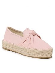 Jenny Fairy Espadryle WSS990-145 Różowy. Czerwone espadryle damskie Jenny Fairy, bez wzorów, z materiału, bez obcasa, bez zapięcia. Za 99.99 zł.