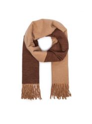Guess Szalik AW5675 POL03 Brązowy. Brązowe czapki i kapelusze damskie Guess, z aplikacjami, z poliesteru. Za 194.99 zł.