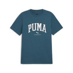 Męska koszulka PUMA SQUAD PUMA Cold Green. Zielone koszulki sportowe męskie Puma, m, bez wzorów, bez kołnierzyka, bez ramiączek, na jogę i pilates. Za 186.00 zł.