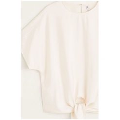 Mango - Top Roxane2. Czerwone bluzki damskie Mango, l, bez wzorów, z dzianiny, casualowe, bez kołnierzyka, bez ramiączek. W wyprzedaży za 79.90 zł.