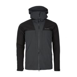 Kurtka przeciwdeszczowa męska Pinewood Abisko Trekking 3L. Czarne kurtki sportowe męskie Pinewood, l, bez wzorów, trekkingowe. Za 999.99 zł.
