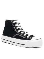 Sprandi Trampki WP40-21204LYY Czarny. Czarne trampki i tenisówki damskie Sprandi, bez wzorów, z materiału, bez zapięcia. Za 89.99 zł.