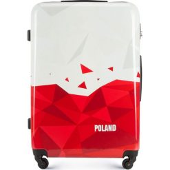 Walizka duża 56-3A-243-TR. Brązowe walizki damskie Wittchen, z gumy. Za 229.00 zł.