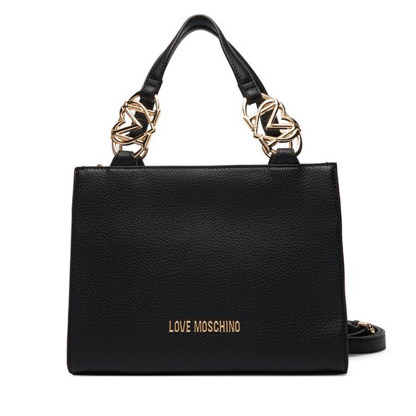 Torebka LOVE MOSCHINO. Czarne torebki do ręki damskie Love Moschino, bez wzorów, klasyczne, bez dodatków. Za 696.99 zł.