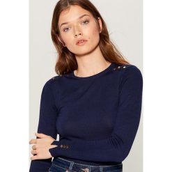 Dopasowany sweter - Niebieski. Swetry damskie Mohito. W wyprzedaży za 39.99 zł.