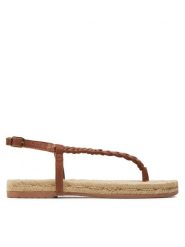 Manebi Espadryle Sandals P 8.8 Y0 Brązowy. Brązowe sandały damskie Manebi, bez wzorów, ze skóry, bez obcasa, bez zapięcia. Za 699.99 zł.