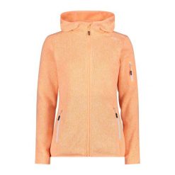 Polar z kapturem dla kobiet CMP. Brązowe bluzy sportowe damskie CMP, bez wzorów, z polaru, z kapturem, narciarskie. Za 248.00 zł.