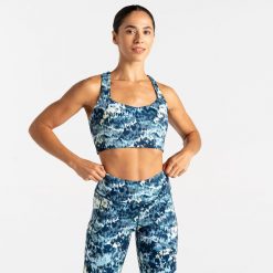 Biustonosz sportowy damski Swift. Fioletowe obuwie sportowe damskie Dare 2b, bez wzorów, na fitness i siłownię. Za 191.50 zł.