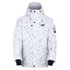 Damska Kurtka Narciarska Ski Life Dash Z Nadrukiem. Białe kurtki damskie Dare 2b, na zimę, xl, bez wzorów, bez kaptura. Za 215.99 zł.