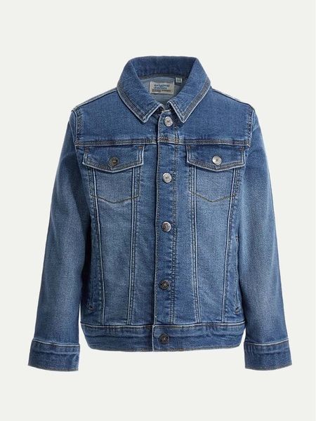 Original Marines Kurtka jeansowa DFP2047CM Niebieski Regular Fit. Niebieskie kurtki i płaszcze dla chłopców Original Marines, bez wzorów, z bawełny, bez kaptura. Za 129.99 zł.