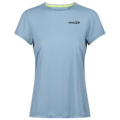 Koszulka do biegania damska Inov-8 Performance Short Sleeve. Niebieskie koszulki sportowe damskie Inov-8, l, bez wzorów, sportowe, bez kołnierzyka. Za 180.99 zł.