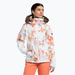 Kurtka snowboardowa damska ROXY Jet Ski Premium. Czarne kurtki damskie Roxy, m, bez wzorów, bez kaptura, narciarskie. Za 779.99 zł.
