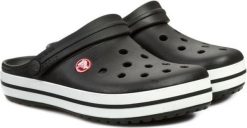 Crocs Klapki Crockband czarne r. 37-38 (11016-001). Czarne klapki damskie Crocs, bez wzorów, sportowe, bez obcasa. Za 129.78 zł.