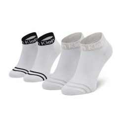 Skarpety krótkie Calvin Klein. Białe skarpety damskie Calvin Klein, bez wzorów. Za 59.99 zł.