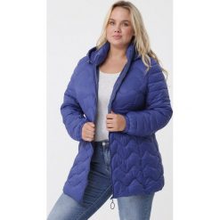 Niebieska Kurtka Lailah. Niebieskie kurtki damskie Born2be, na jesień, xl, bez wzorów, bez kaptura. Za 159.99 zł.