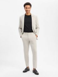 Finshley & Harding London garnitur Mężczyźni Slim Fit szary, 48. Szare garnitury męskie Finshley & Harding London, bez wzorów, eleganckie. Za 749.95 zł.