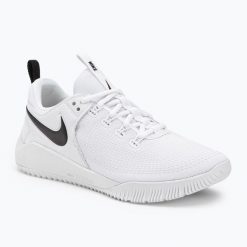 Buty do siatkówki damskie Nike Air Zoom Hyperace 2. Białe obuwie sportowe damskie Nike, bez wzorów, do siatkówki. Za 349.99 zł.