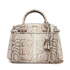 Torebka Guess. Brązowe torebki do ręki damskie Guess, z aplikacjami, klasyczne, bez dodatków. Za 679.99 zł.