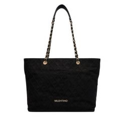 Torebka Valentino. Czarne torebki do ręki damskie Valentino, bez wzorów, bez dodatków. Za 749.99 zł.