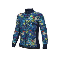 Bluza rowerowa męska Alé Cycling Solid Over. Niebieskie bluzy męskie ALÉ CYCLING, m, bez wzorów, bez kaptura. W wyprzedaży za 411.99 zł.