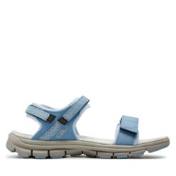 Sandały CMP. Niebieskie obuwie sportowe damskie CMP, bez wzorów, trekkingowe. Za 169.99 zł.