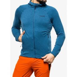 Bluza z kapturem męska Rab Nexus Hoody. Niebieskie bluzy męskie RAB, m, bez wzorów, z kapturem. Za 377.99 zł.