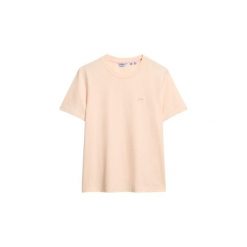 Koszulka damska Superdry Essential Logo Slub. Brązowe t-shirty damskie Superdry., s, bez wzorów, z bawełny, eleganckie, bez kołnierzyka. Za 127.50 zł.