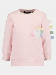 Blue Seven Bluza 909035 X Różowy Regular Fit. Czerwone bluzy dla dziewczynek Blue Seven, bez wzorów, z bawełny, bez ramiączek, bez kaptura. Za 49.99 zł.