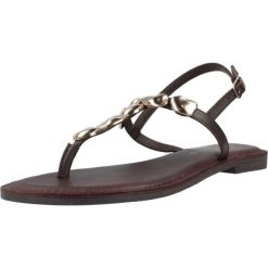 Sandały CARMELA 163293C Brązowy. Brązowe obuwie sportowe damskie Carmela, bez wzorów, ze skóry, trekkingowe. Za 208.99 zł.