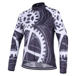 Koszulka rowerowa z długim rękawem męska madani. Białe bluzy męskie MADANI, bez zapięcia, rowerowe. Za 99.00 zł.