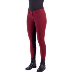Spodnie do jazdy konnej damskie z pełnym uchwytem Euro-Star Queen Diamond. Czerwone spodnie materiałowe damskie EURO-STAR, bez wzorów. Za 899.00 zł.