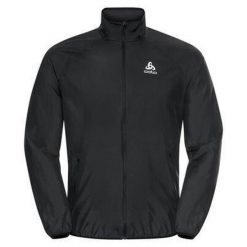 Kurtka męska do biegania Odlo Jacket ESSENTIAL LIGHT. Czarne kurtki męskie Odlo, m, bez wzorów, bez kaptura. Za 311.22 zł.