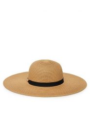 DeeZee Kapelusz DK24040907 Beżowy. Brązowe rękawiczki damskie DeeZee, bez wzorów, z tworzywa sztucznego. Za 59.99 zł.