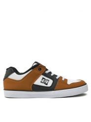 DC Shoes Sneakersy Pure Elastic ADBS300256-WEW Brązowy. Brązowe buty sportowe chłopięce DC Shoes, bez wzorów, ze skóry, bez zapięcia. Za 119.99 zł.