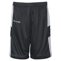 Szorty Spalding All Star. Czarne krótkie spodenki sportowe męskie Spalding, bez wzorów, do koszykówki. Za 136.50 zł.