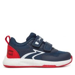 Sneakersy Primigi. Niebieskie trampki i tenisówki chłopięce Primigi, bez wzorów, bez zapięcia. Za 199.99 zł.