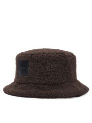 Calvin Klein Kapelusz All-Over Sherpa W/ Patch Bucket LV04F5097G Brązowy ciemny. Brązowe rękawiczki damskie Calvin Klein, bez wzorów, z poliesteru. Za 189.99 zł.