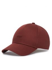 HUGO Czapka z daszkiem Cara 50519255 Brązowy ciemny. Brązowe rękawiczki damskie Hugo, bez wzorów, z bawełny. Za 149.99 zł.