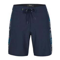 Szorty kąpielowe męskie O'Neill Mysto Side Panel 18''. Niebieskie krótkie spodenki sportowe męskie O'Neill, m, bez wzorów, z elastanu, żeglarskie. Za 139.99 zł.