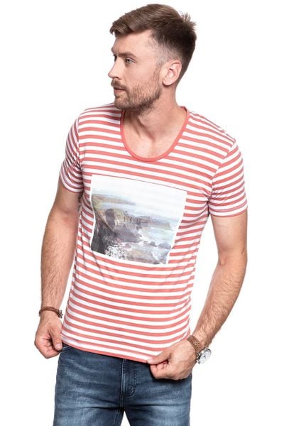 JACK & JONES T SHIRT BENNY TEE 12066251. Białe t-shirty męskie Jack & Jones, m, bez wzorów, bez kołnierzyka. Za 59.99 zł.