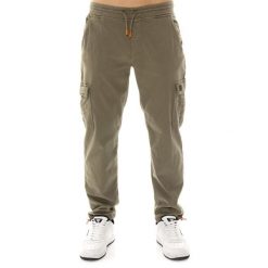 Spodnie dresowe z kieszenie na co dzień na siłownię. Zielone buty sportowe męskie LEONE 1947 APPAREL, bez wzorów, z dresówki, na fitness i siłownię. W wyprzedaży za 164.19 zł.