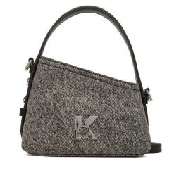 Torebka Karl Lagerfeld Jeans. Czarne torebki do ręki damskie Karl Lagerfeld Jeans, bez wzorów, z jeansu, klasyczne, bez dodatków. Za 559.99 zł.