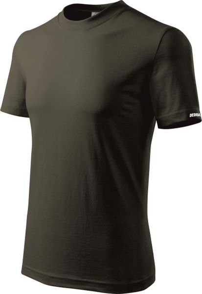 Dedra Koszulka męska T-shirt XXXL, kolor army, 100% bawełna. T-shirty męskie Dedra, m, bez wzorów, z bawełny, bez kołnierzyka. Za 41.41 zł.